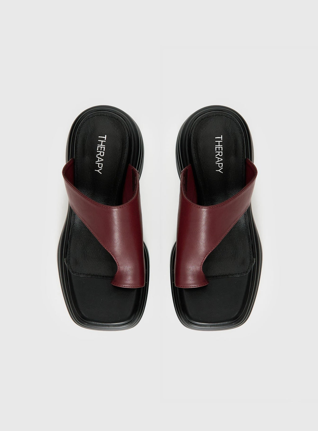 Therapy Finale Platform Sandals Red