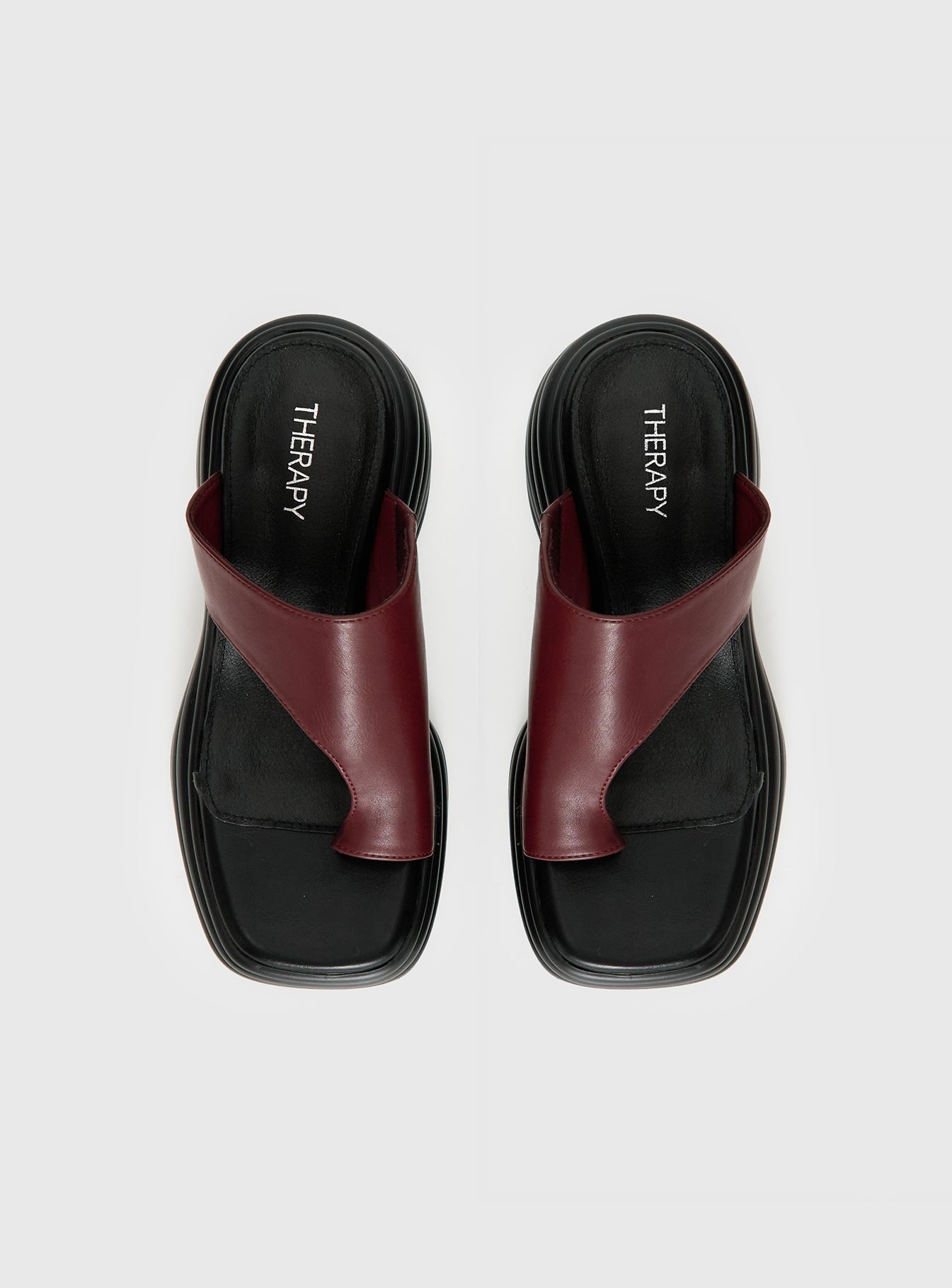 Therapy Finale Platform Sandals Red