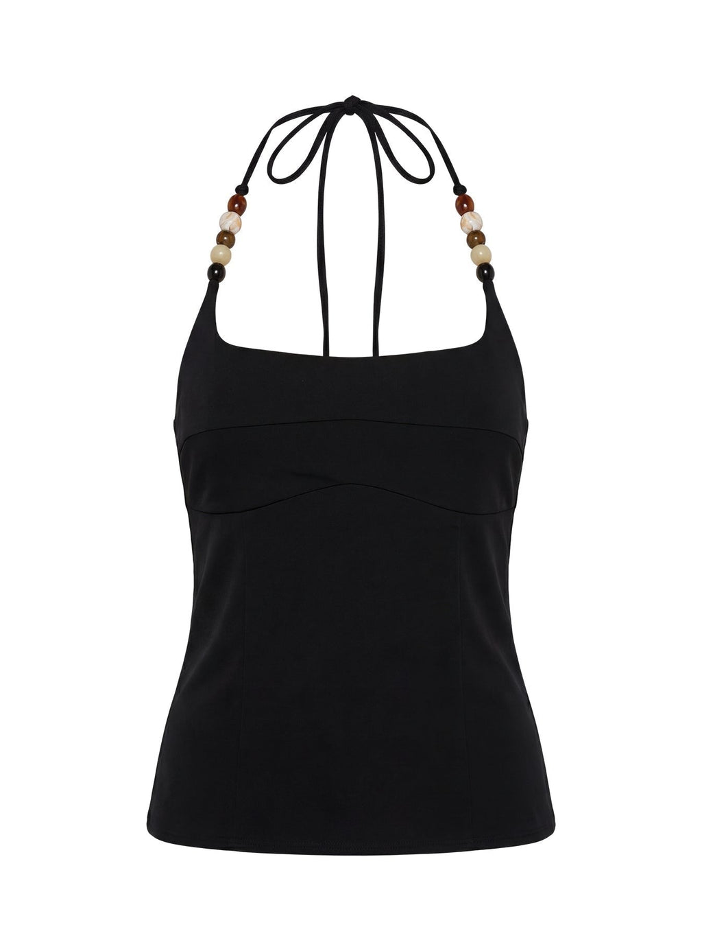 Cherise Bead Detail Top Black