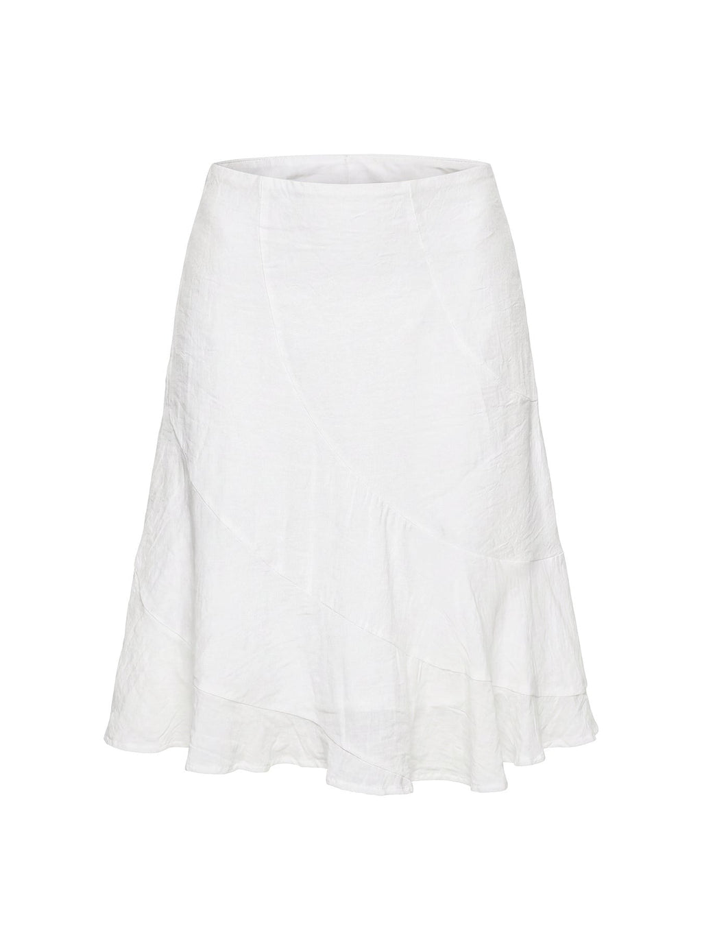 With Kindness Midi Skirt White
