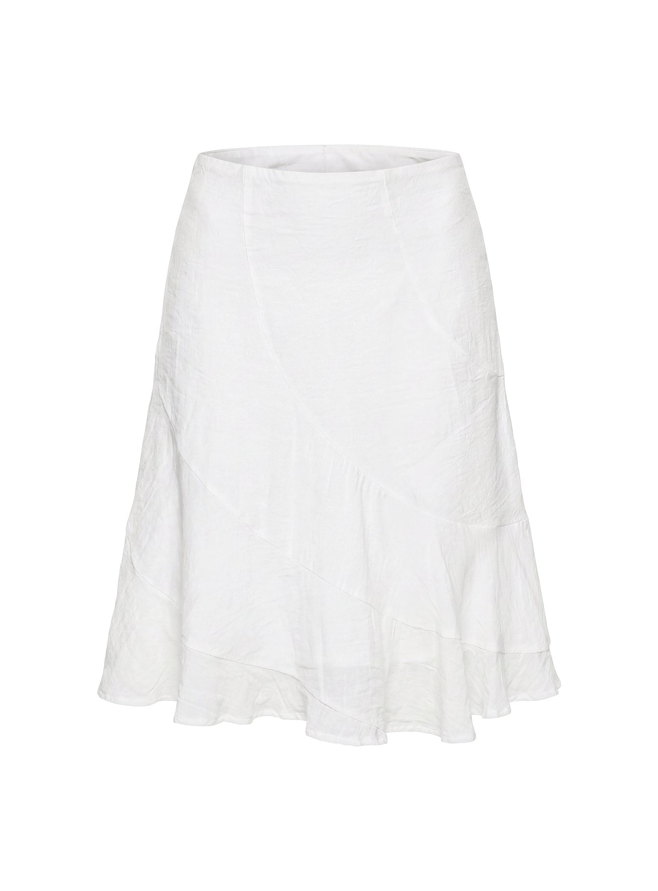 With Kindness Midi Skirt White