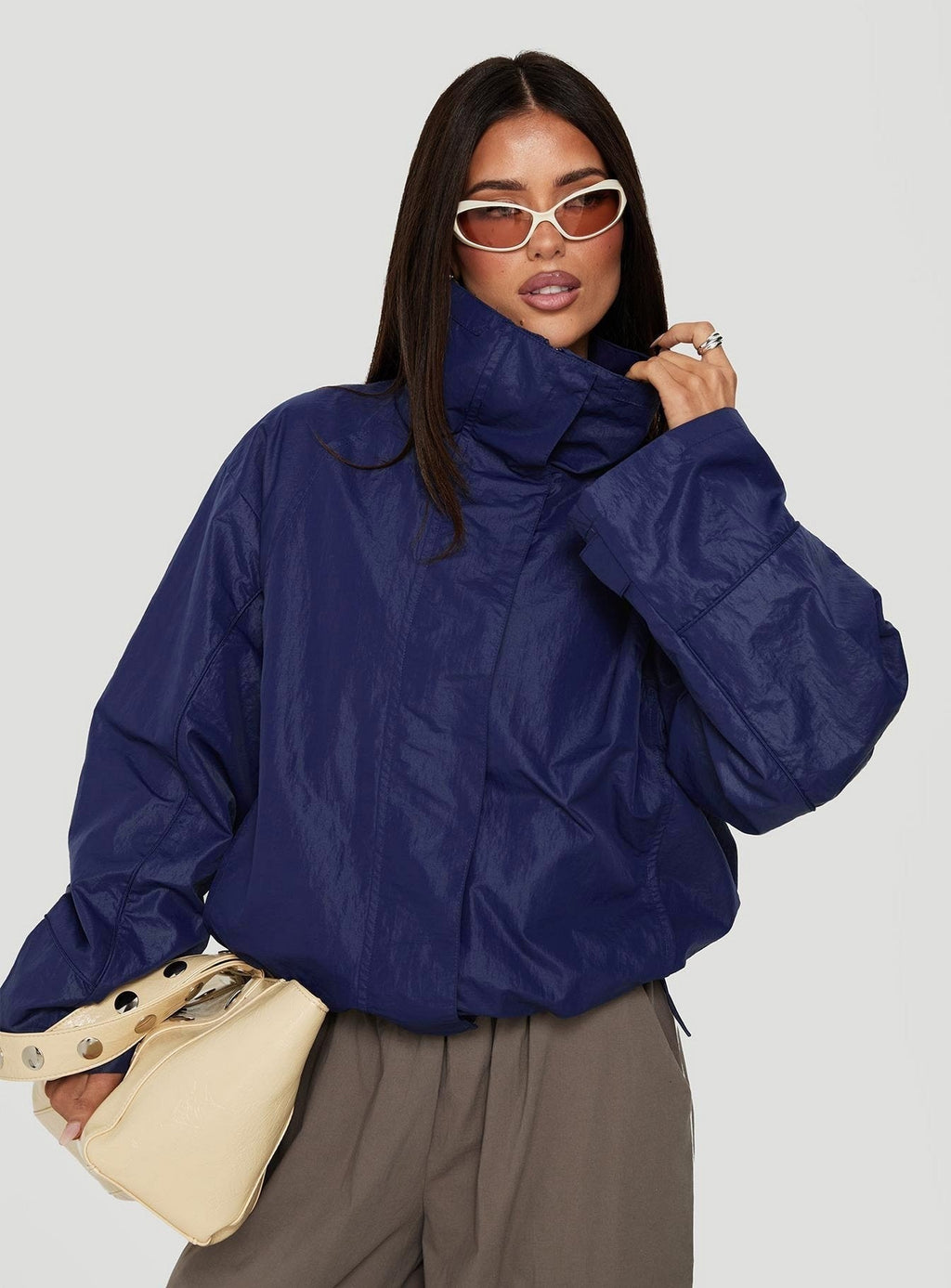 Shoreline Windbreaker Jacket Navy