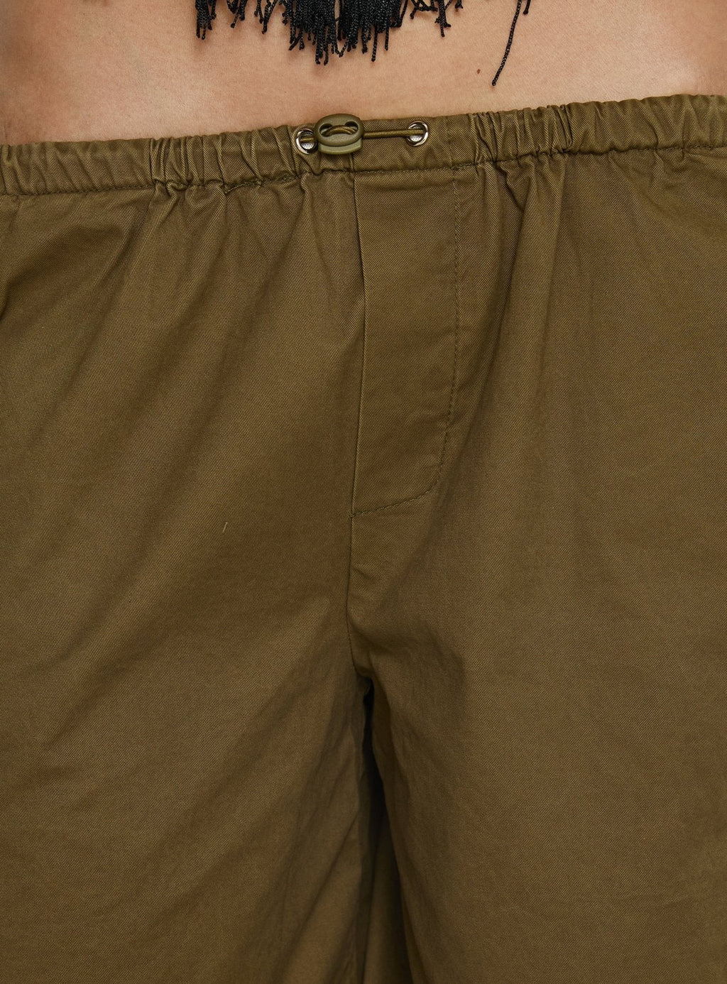 Allyza Baggy Cargo Shorts Olive