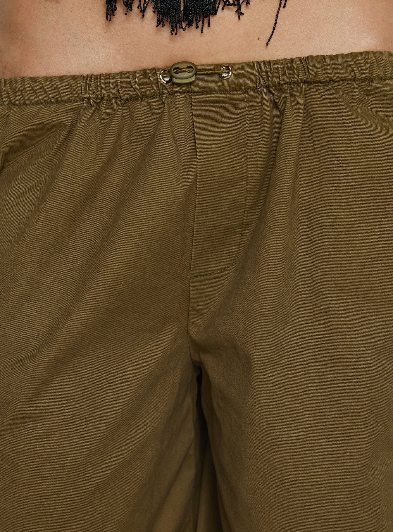 Allyza Baggy Cargo Shorts Olive