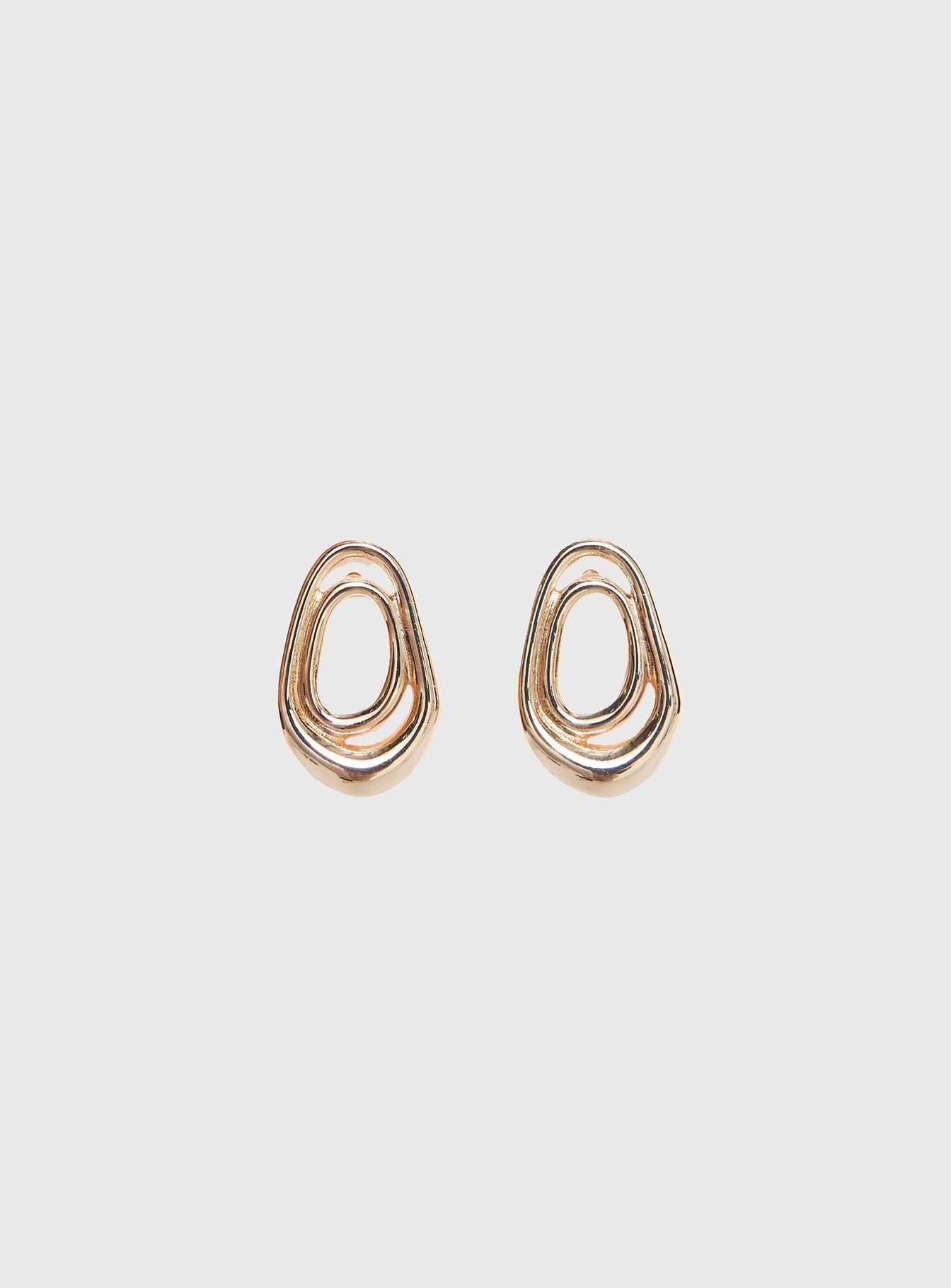 Be Alright Earrings Gold
