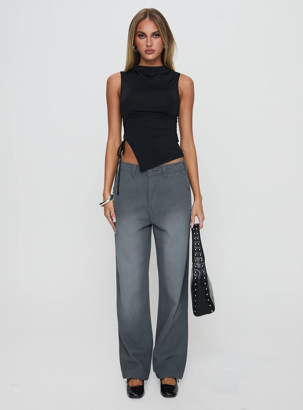 Solarah Tie Side Top Black