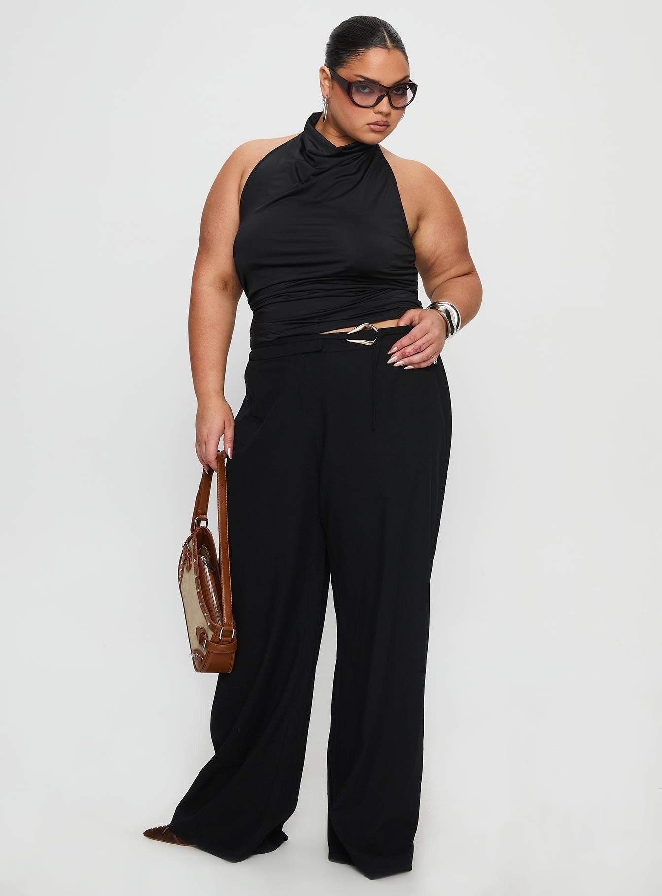 Giggle Top Black Curve