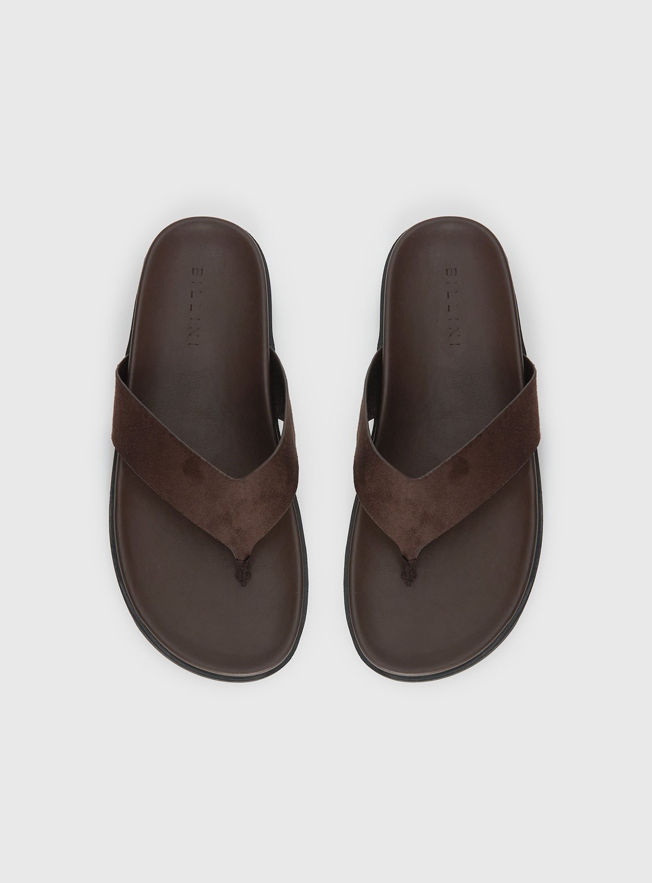 Billini Aila Sandals Dark Cacao Faux Suede