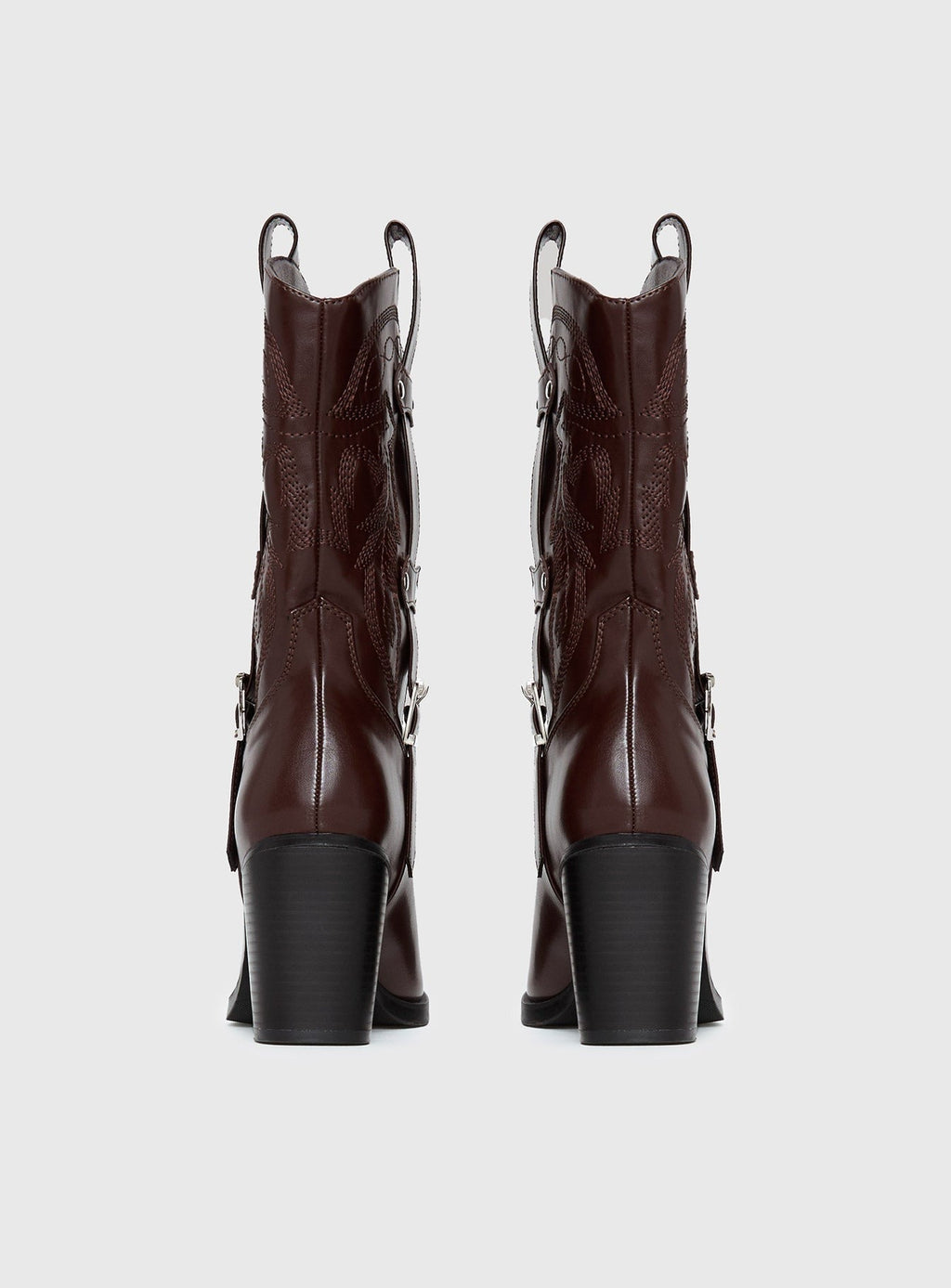Cypress Western Boots Brown