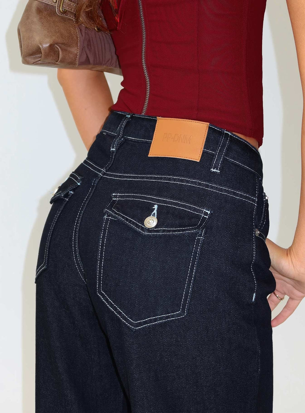 Everlong Mid Rise Straight Leg Jeans Indigo Wash