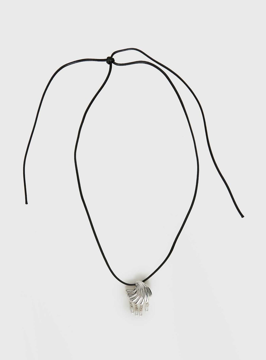 Sun Still Shines Shell Necklace Silver