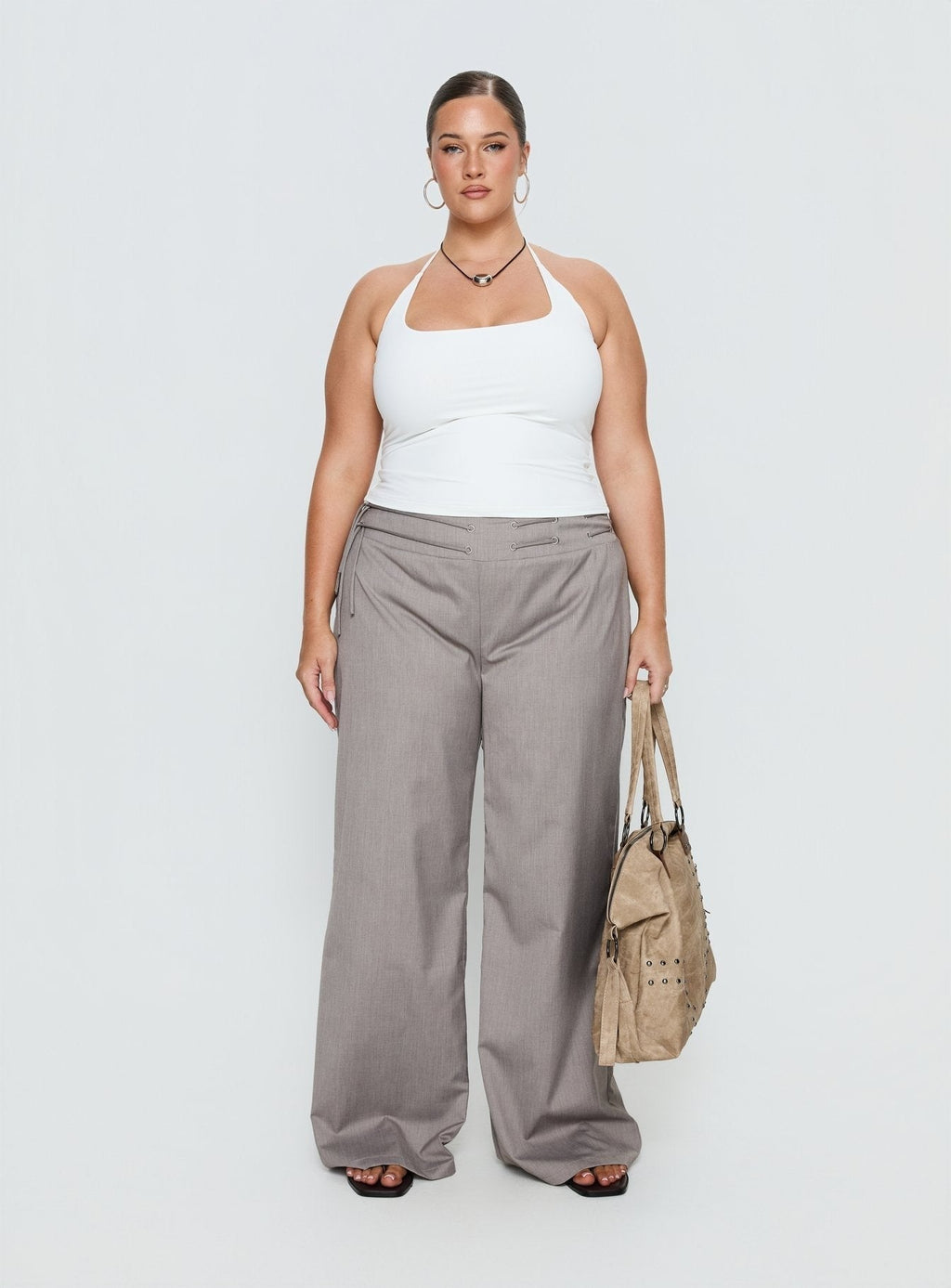 Ezekiel Nylon Top White Curve