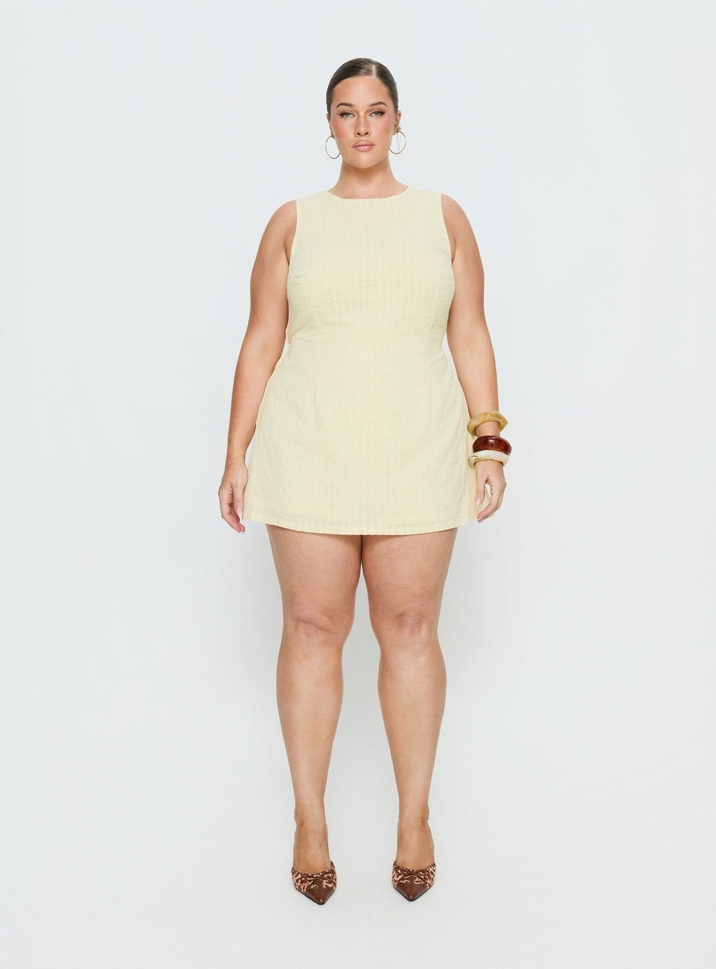 Yumiko Romper Yellow Curve
