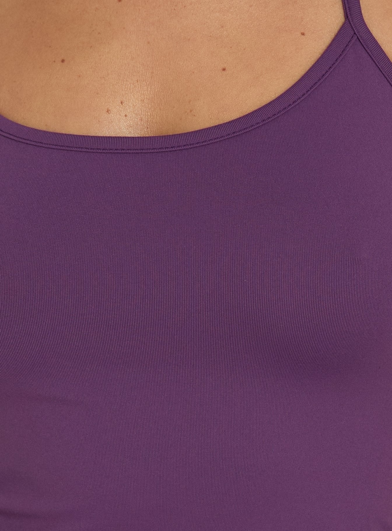 Daily Define Thin Strap Halter Tank Top Fresh Purple