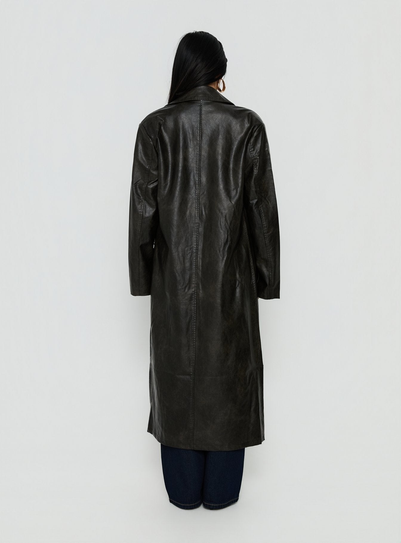 Olsen Coat Washed Onyx