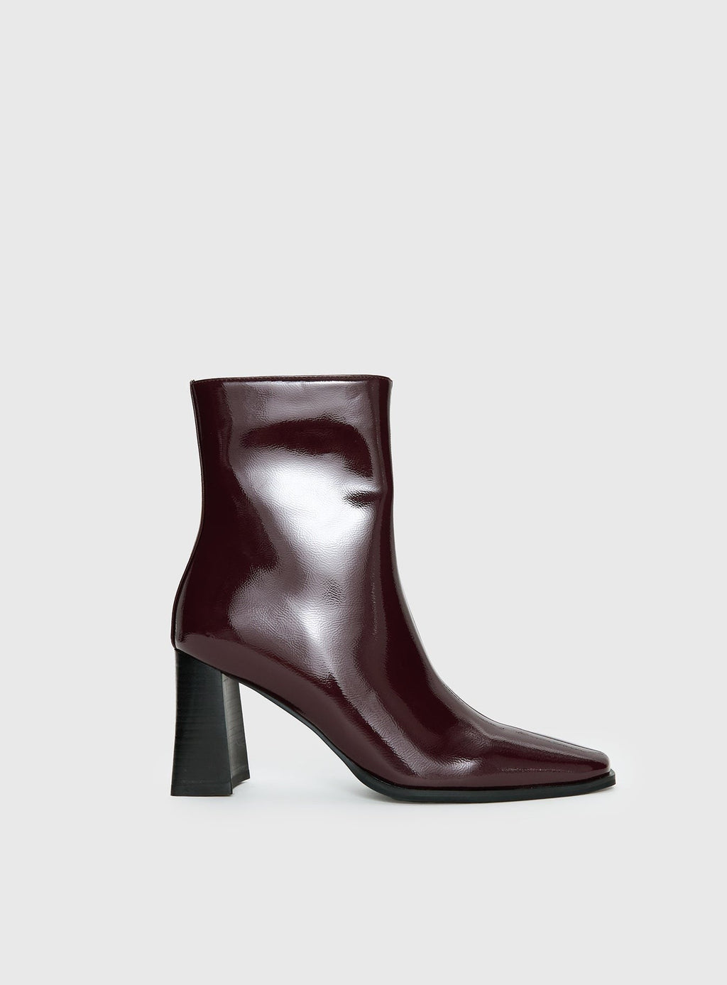 Billini Wez Boots Mulberry Crinkle Patent