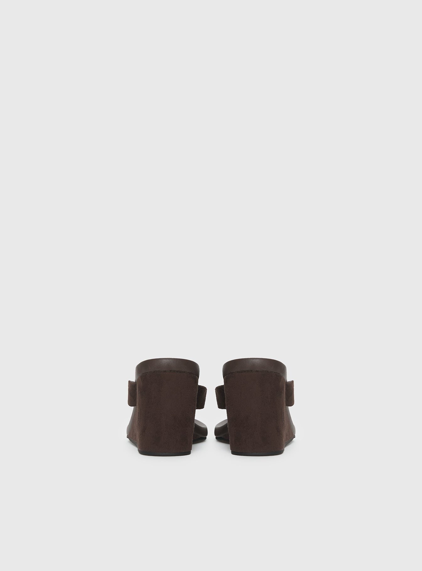Billini Ravyn Heels Dark Cacao Faux Suede