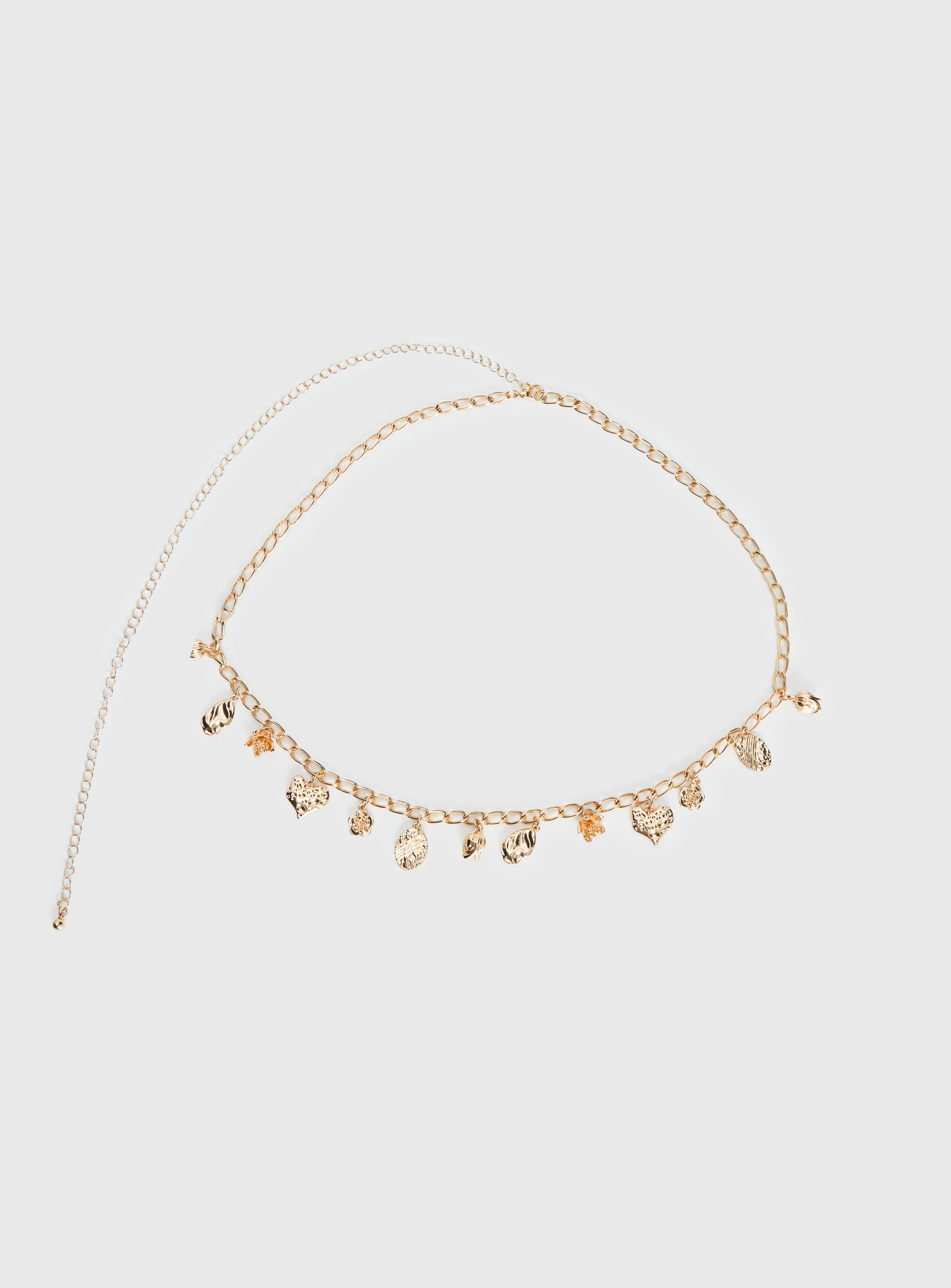 Vibe Check Chain Belt Gold