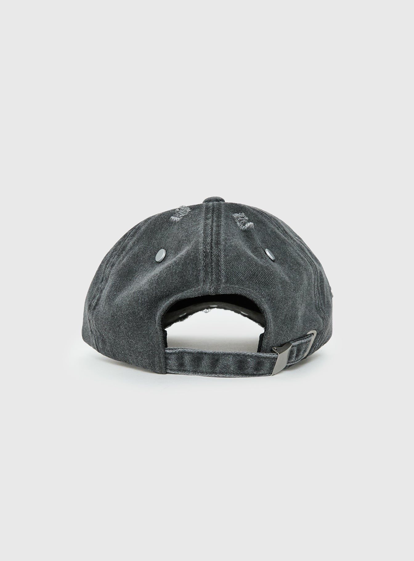 Night Shift Distressed Stud Cap Black