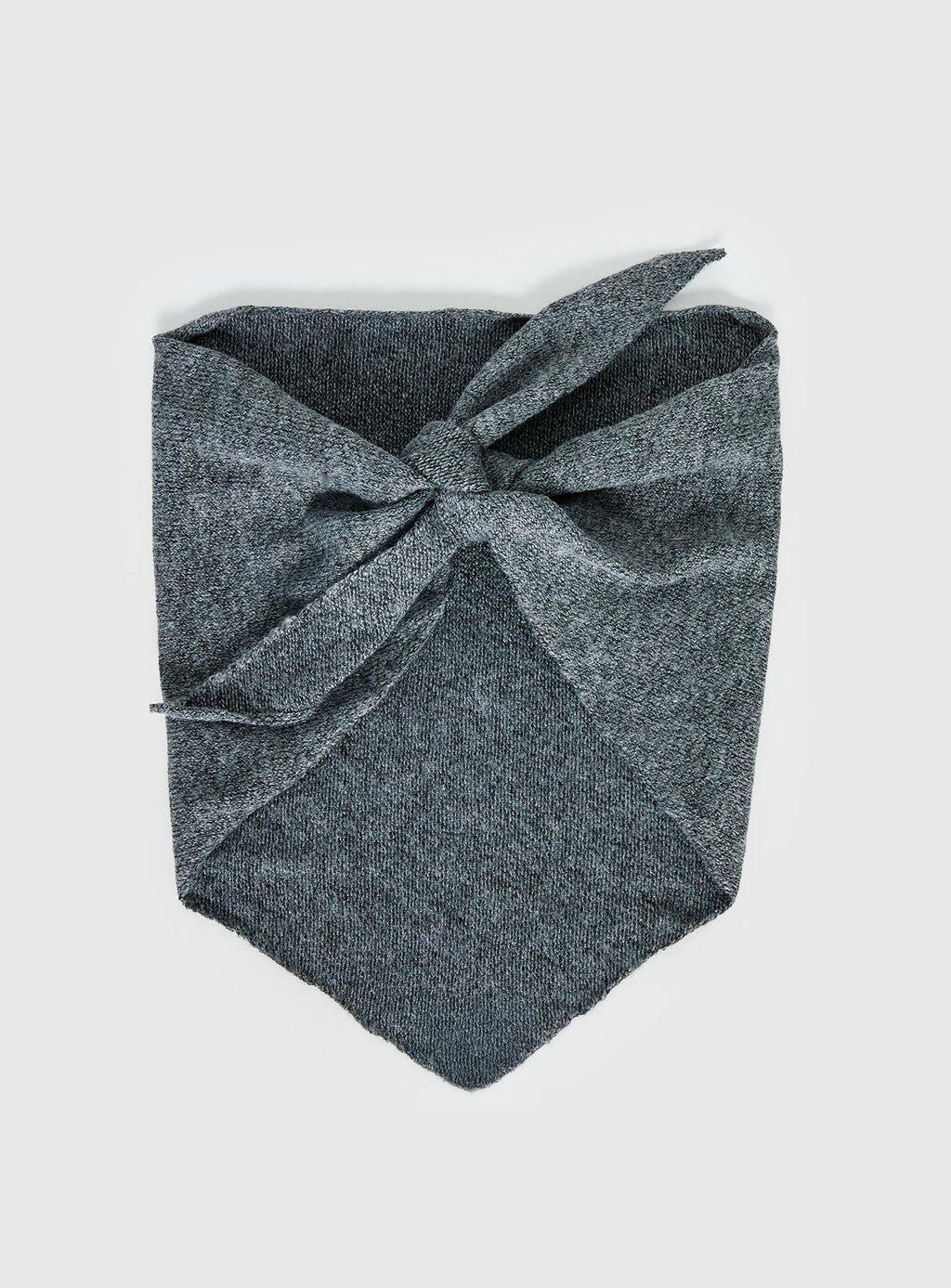 Real Talk Knit Wrap Scarf Grey