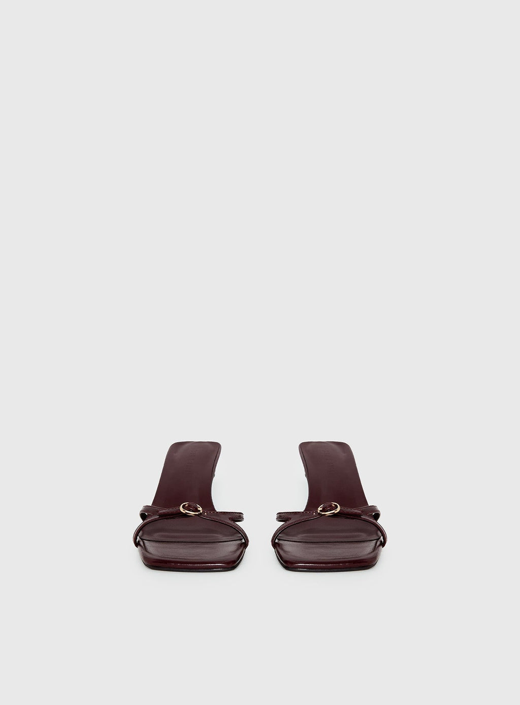 Billini Tesni Buckle Detail Heels Berry Shine