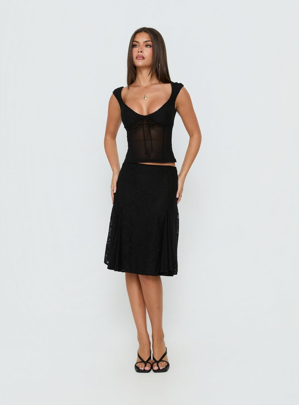 Quani Lace Top Black
