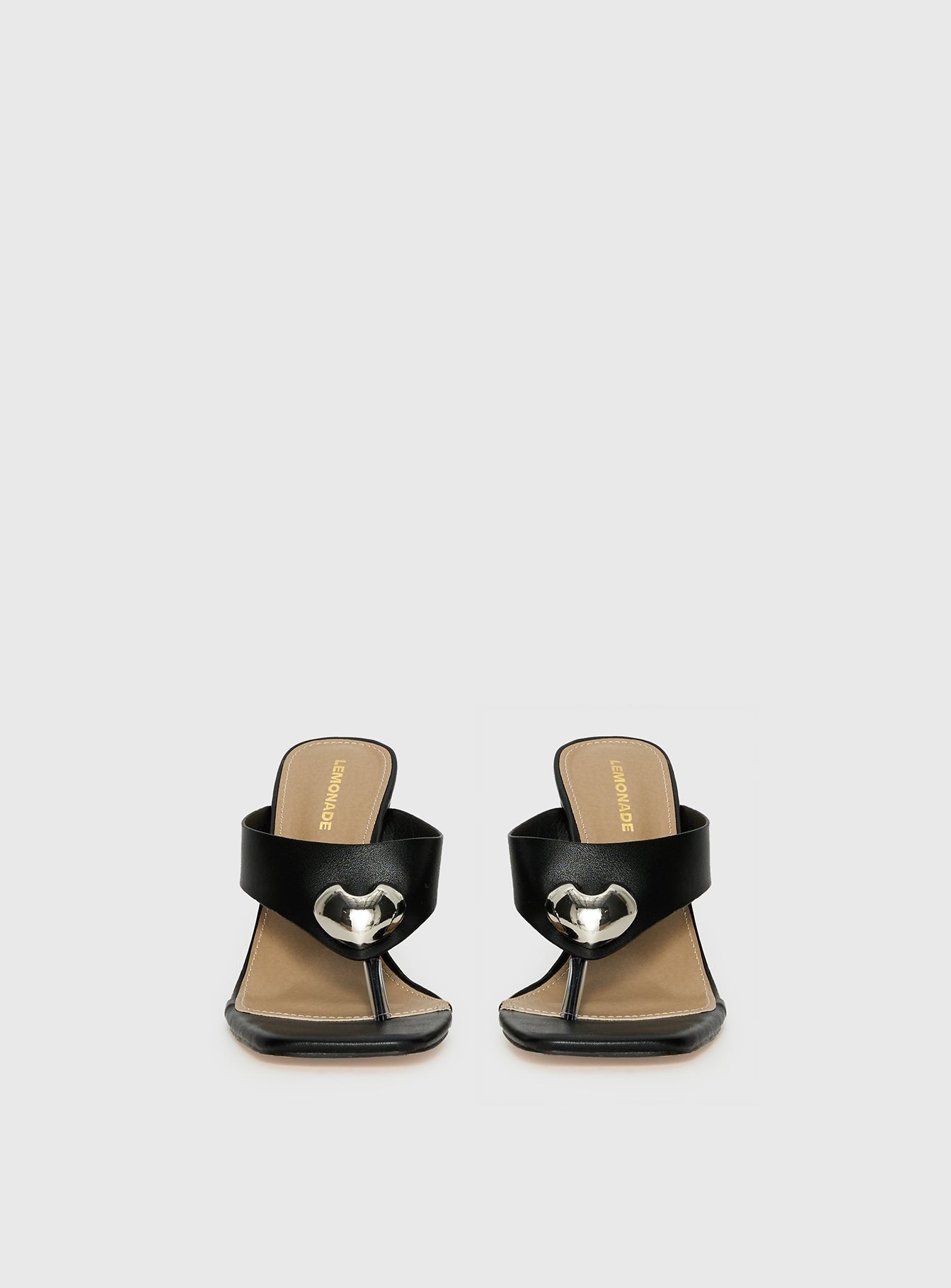 Gifted Thong Heels Black