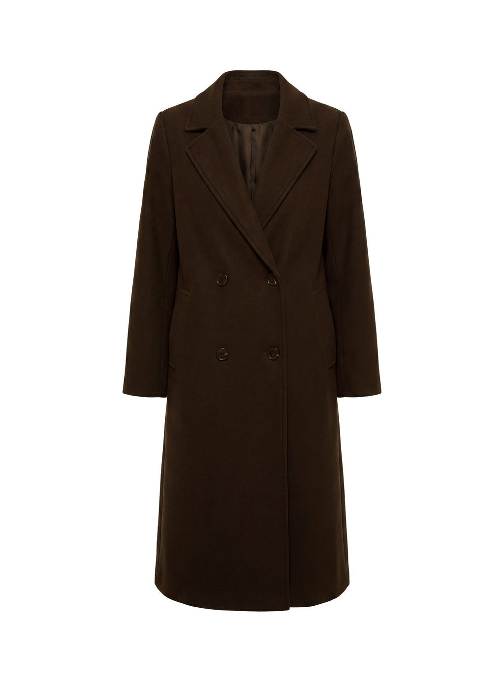 Prolific Longline Coat Brown
