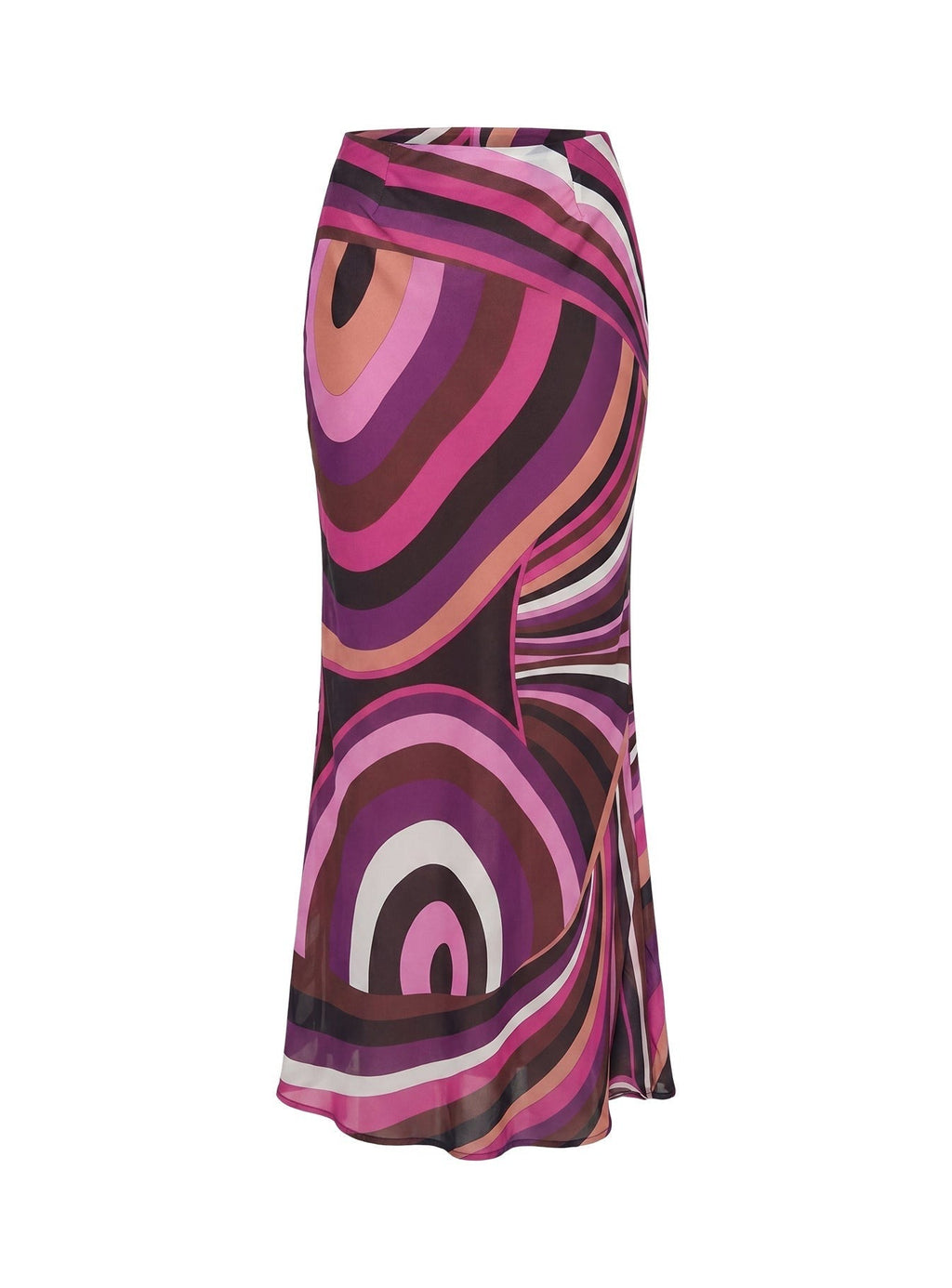 Lucidia Maxi Skirt Pink Retro