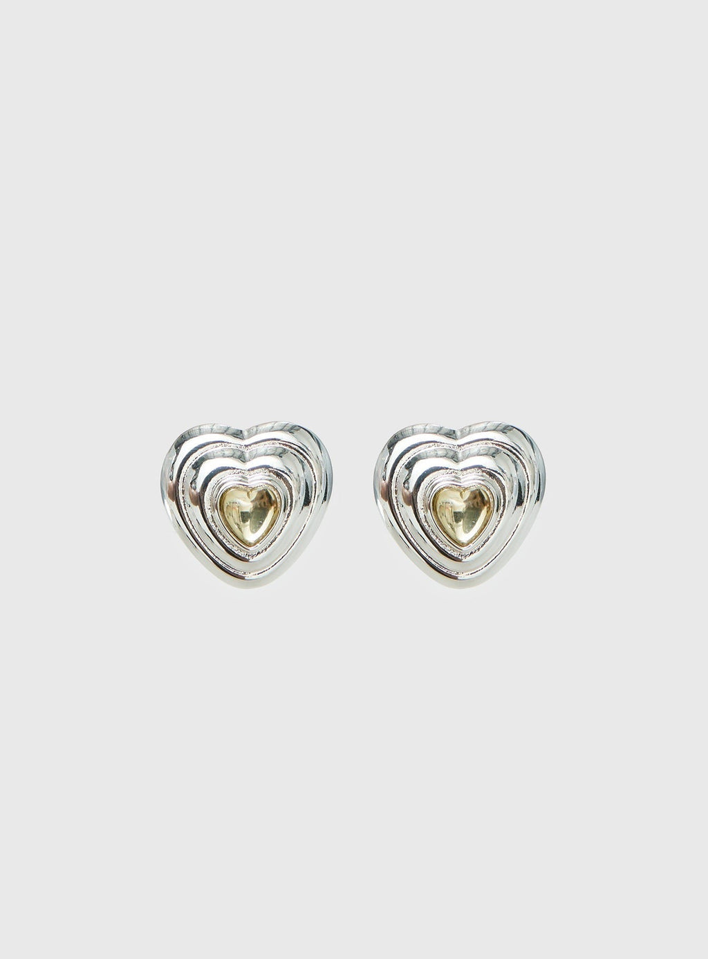 Missouri Stud Earrings Silver / Butter