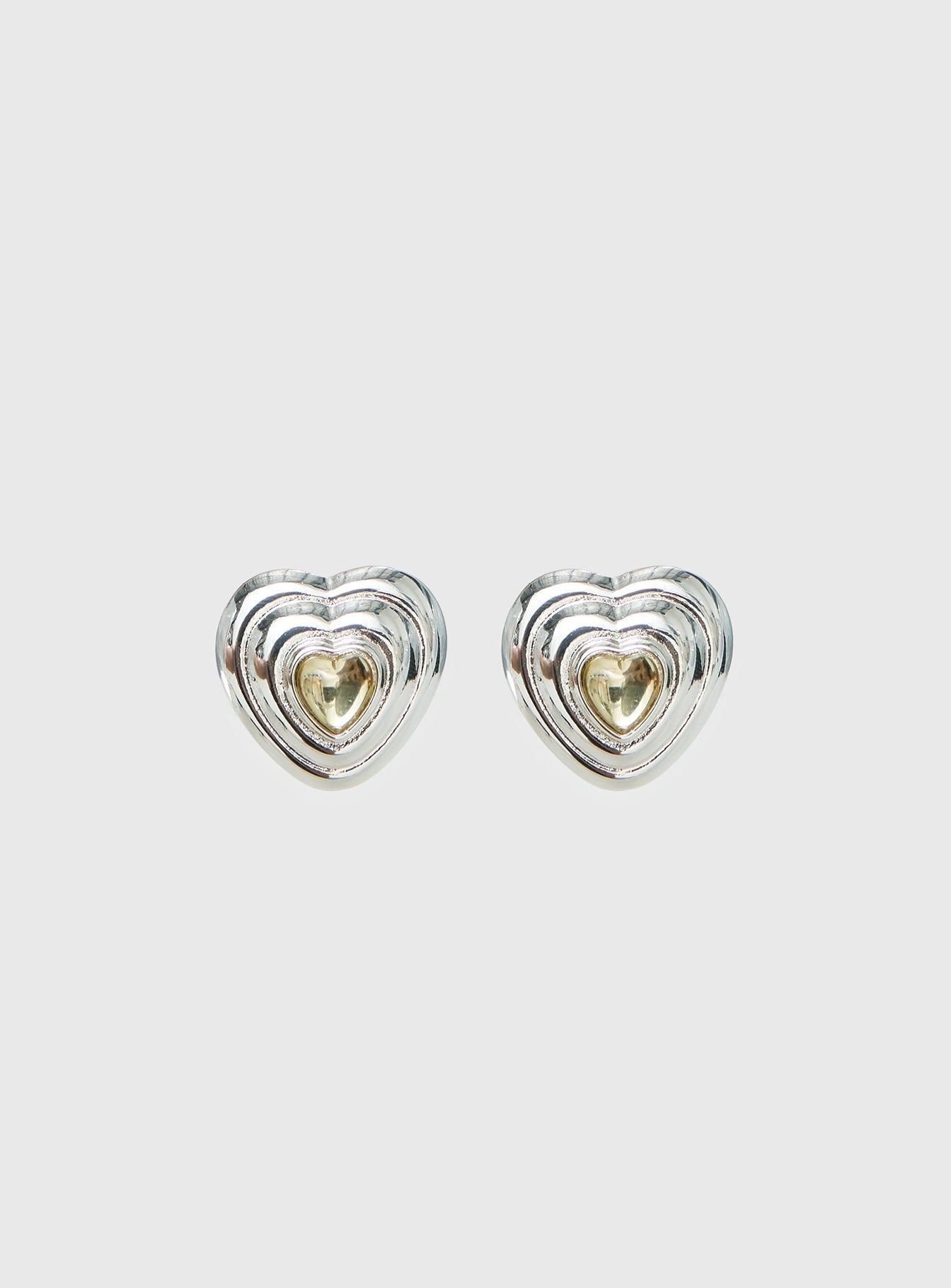 Missouri Stud Earrings Silver / Butter
