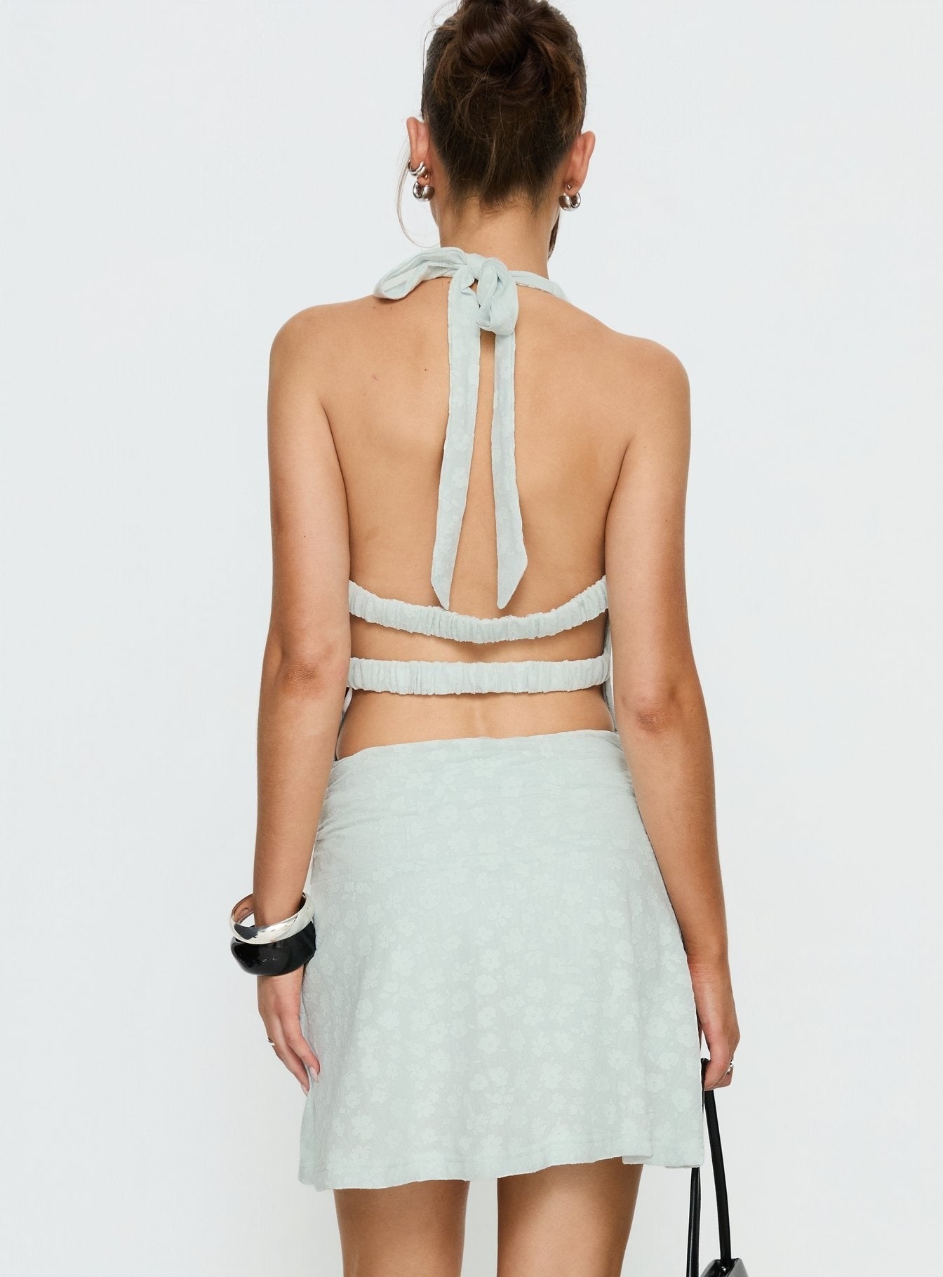 Zowie Halter Playsuit Blue