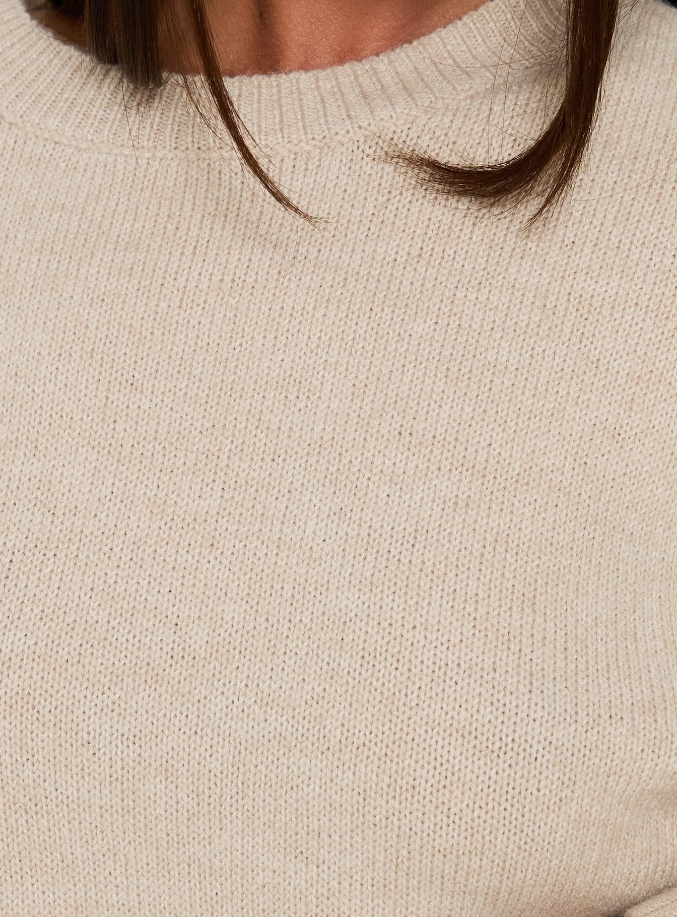 Elida Boxy Wide Sleeve Jumper Cream