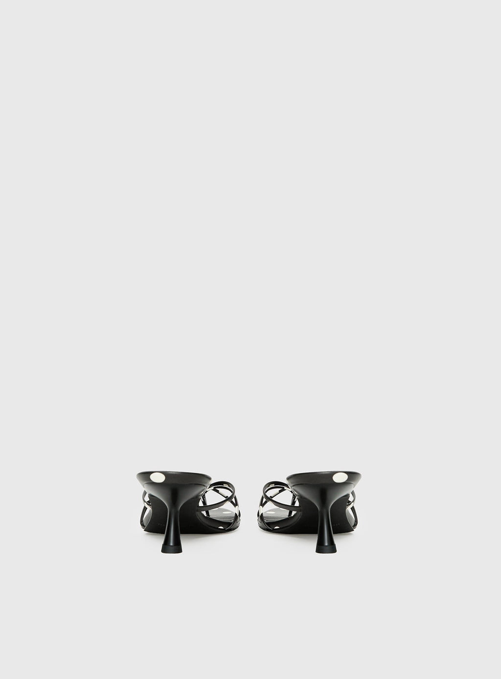 For The Rush Kitten Heels Black Polka