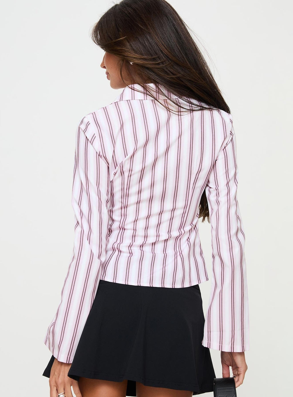 Anni Pinstripe Shirt Pink