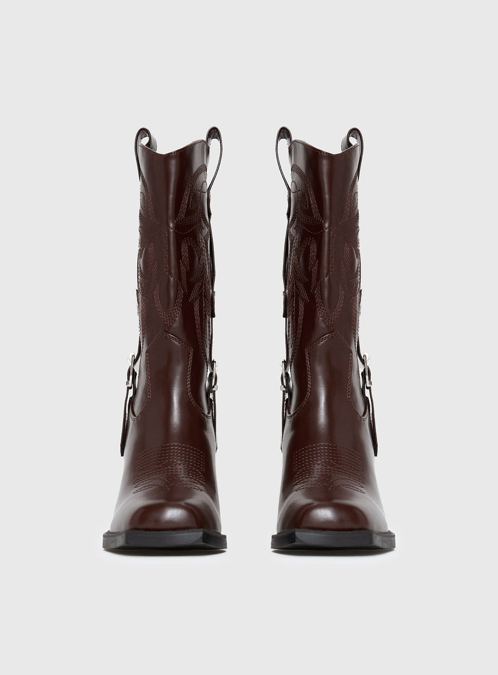 Cypress Western Boots Brown