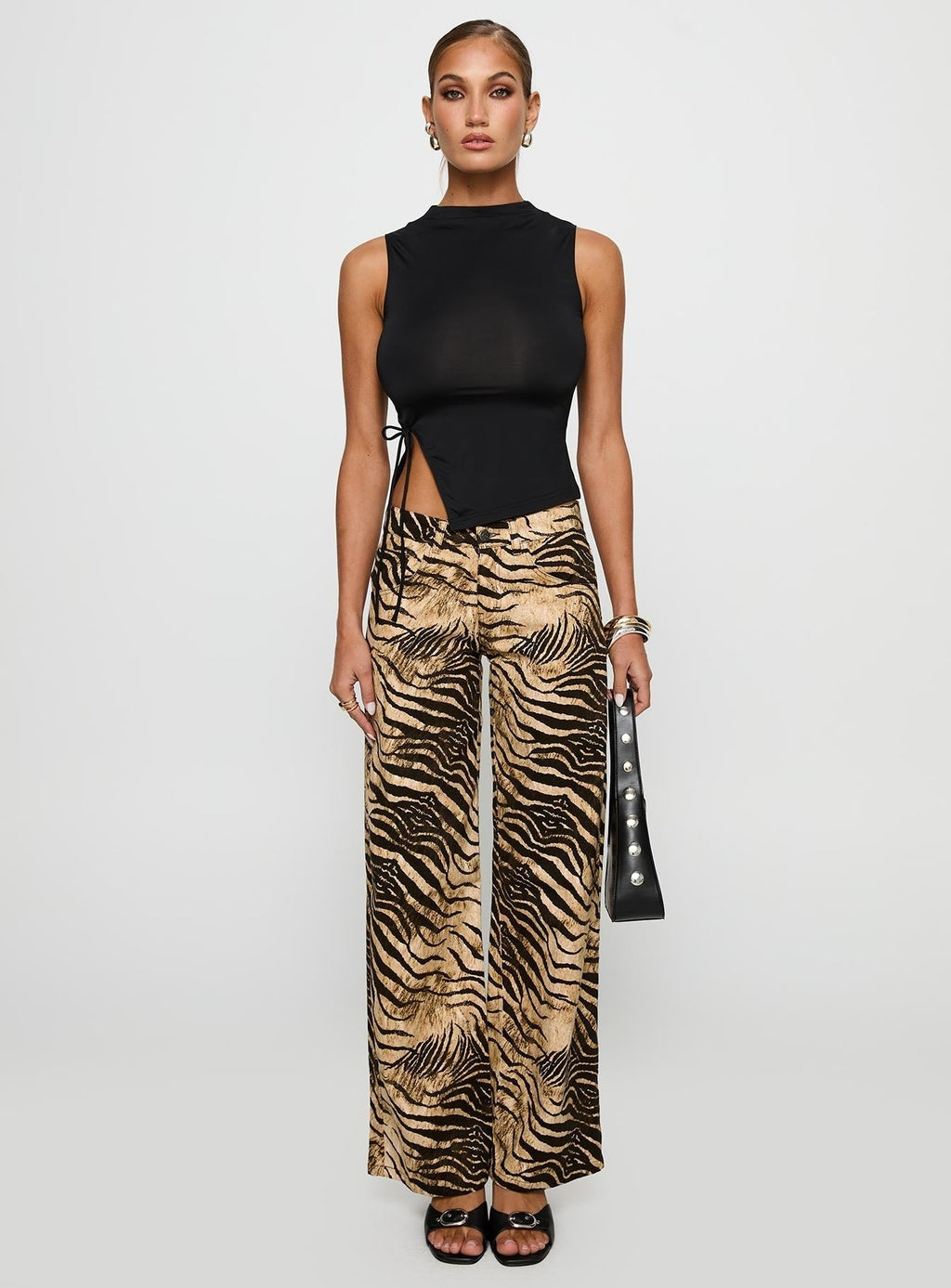 Low Rise Roomy Pants Multi