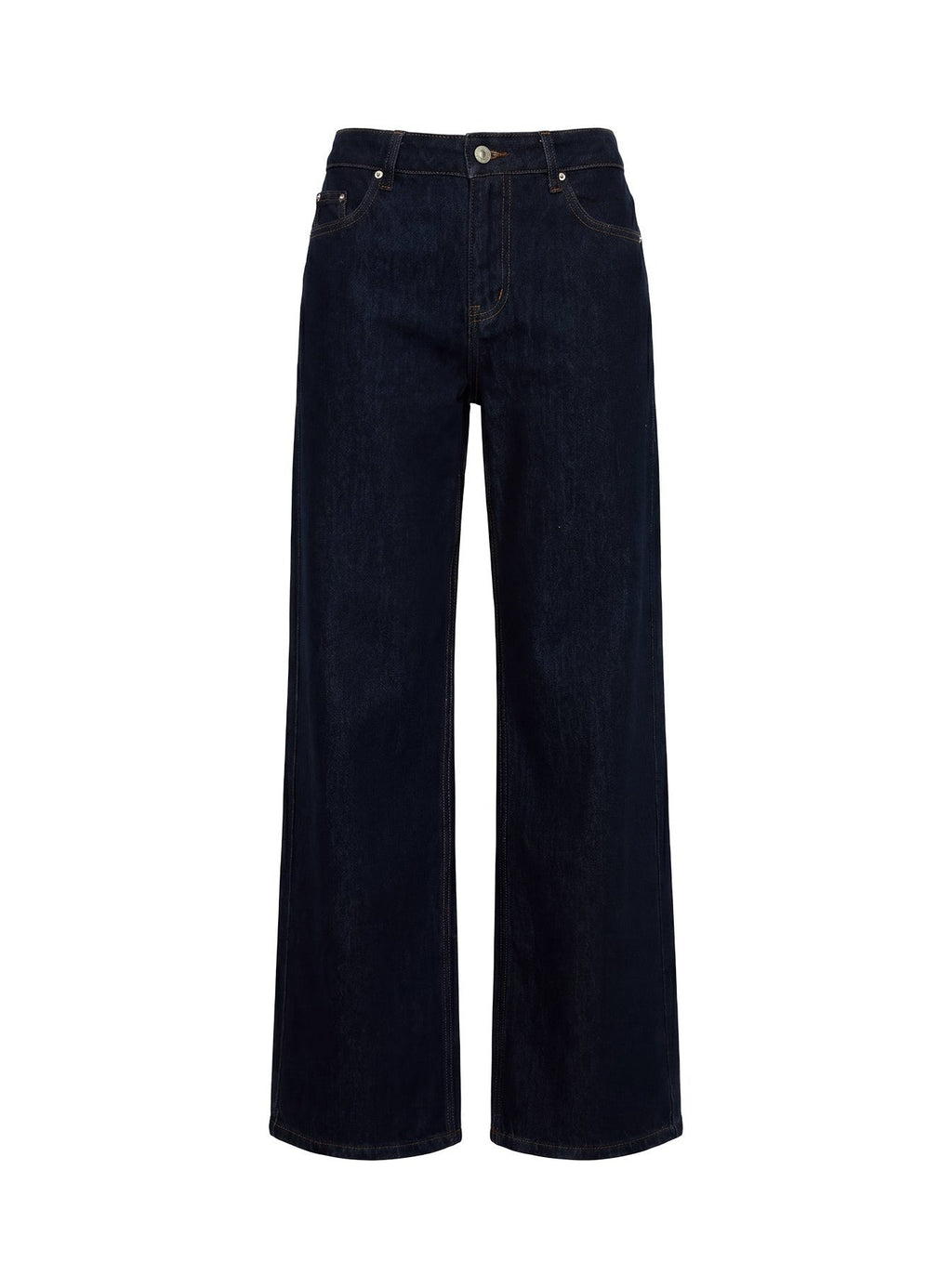 Ellanor Low Rise Straight Leg Jeans Indigo Blue