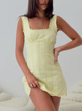 Dasha Mini Dress Lemon