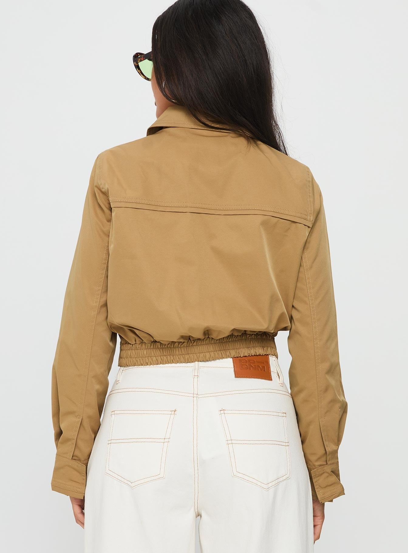 Perfection Cropped Jacket Mustard