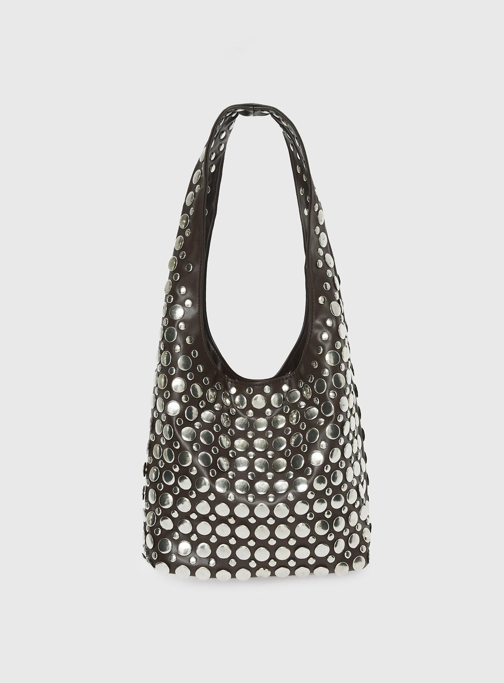 In The Crowd Shoulder Bag Brown / Silver