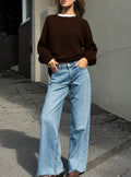 Darla Low Rise Straight Leg Jean Vintage Light Blue