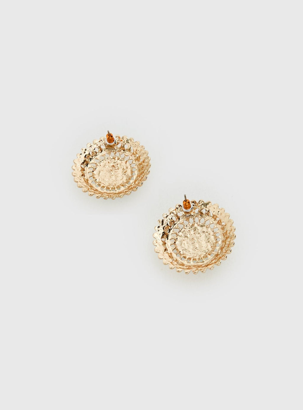 Sipriane Statement Earrings Gold / Turquoise