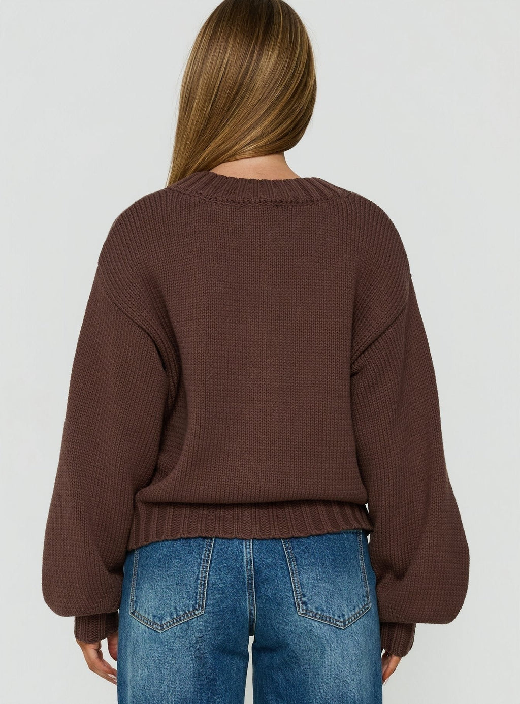 Edern Cardigan Chocolate