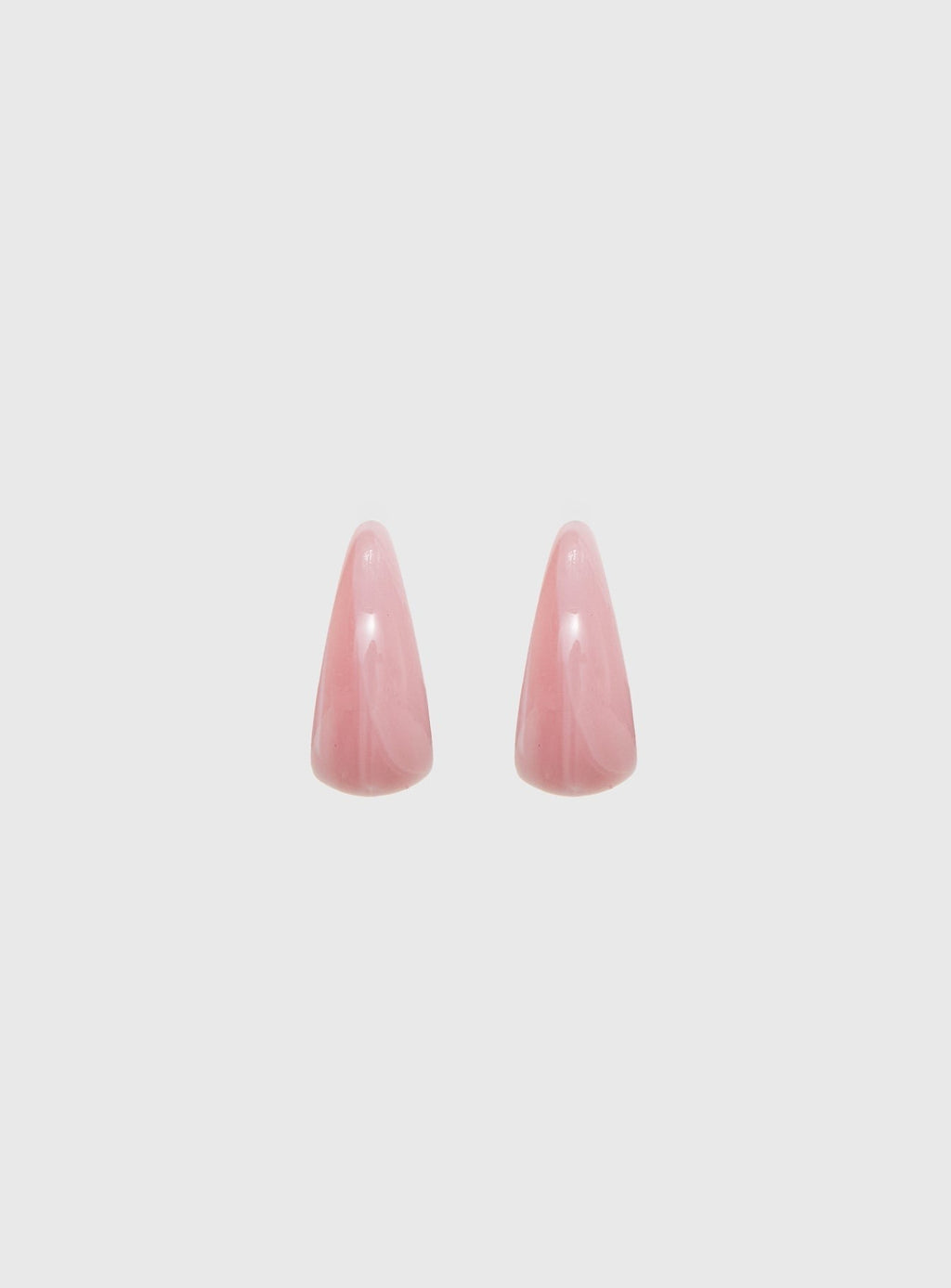 Lindy Hoop Earrings Pink