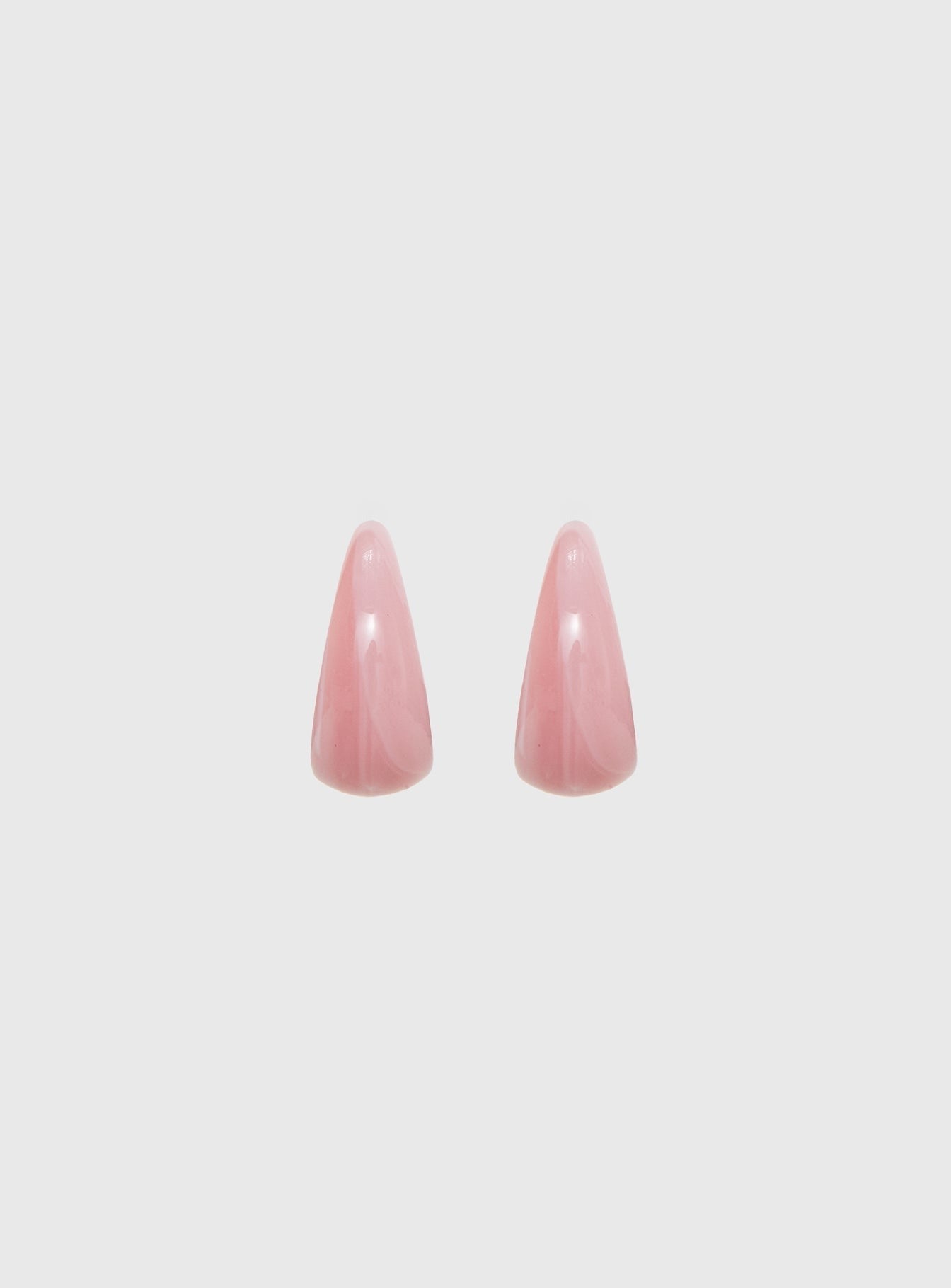Lindy Hoop Earrings Pink