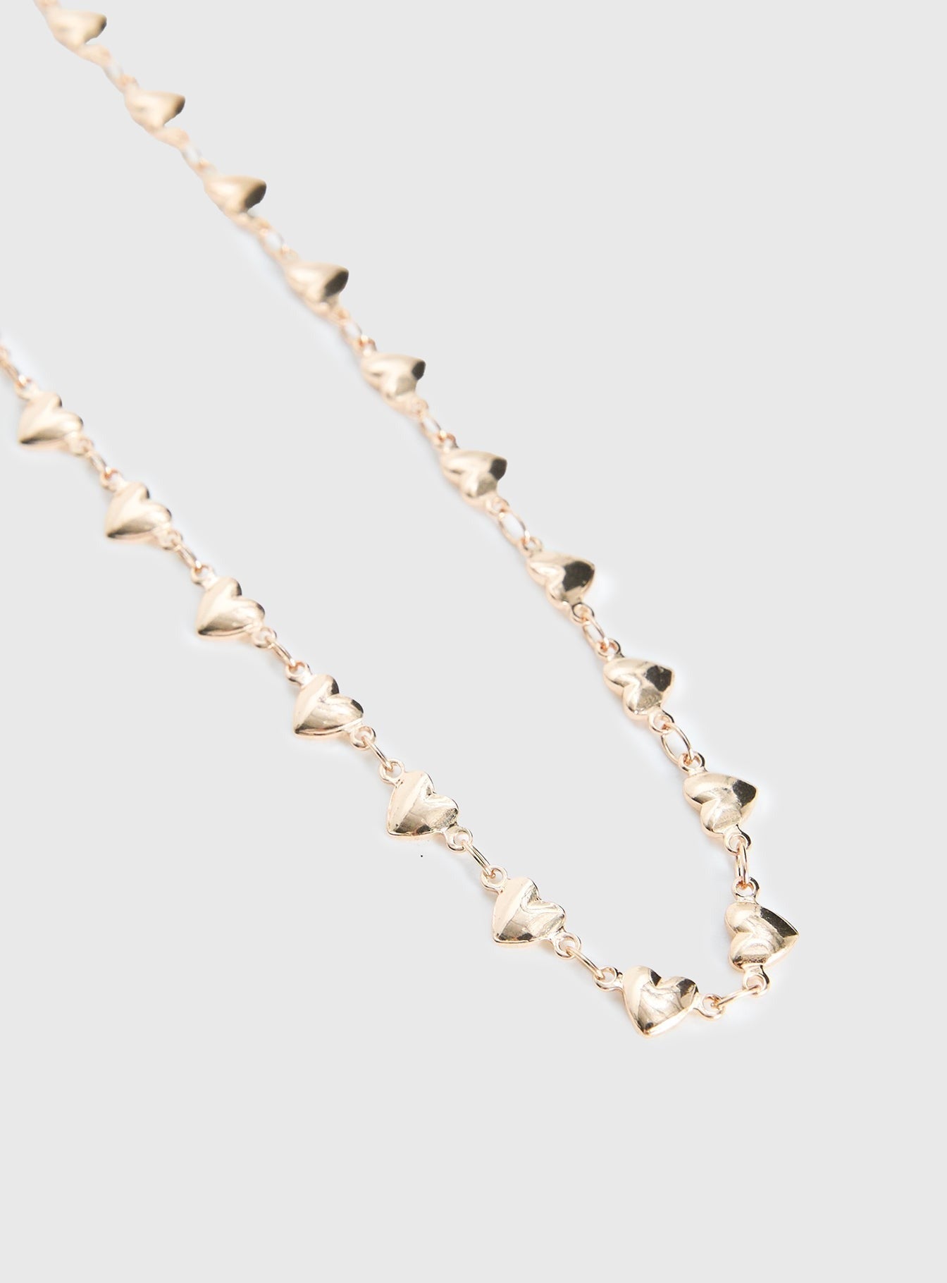 Kinsey Heart Necklace Gold