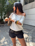 Icon Baby Off Shoulder Top White
