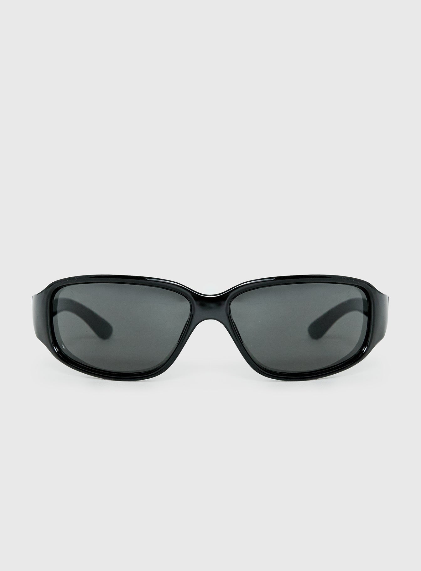 Midnight Rush Wrap Around Sunglasses Black