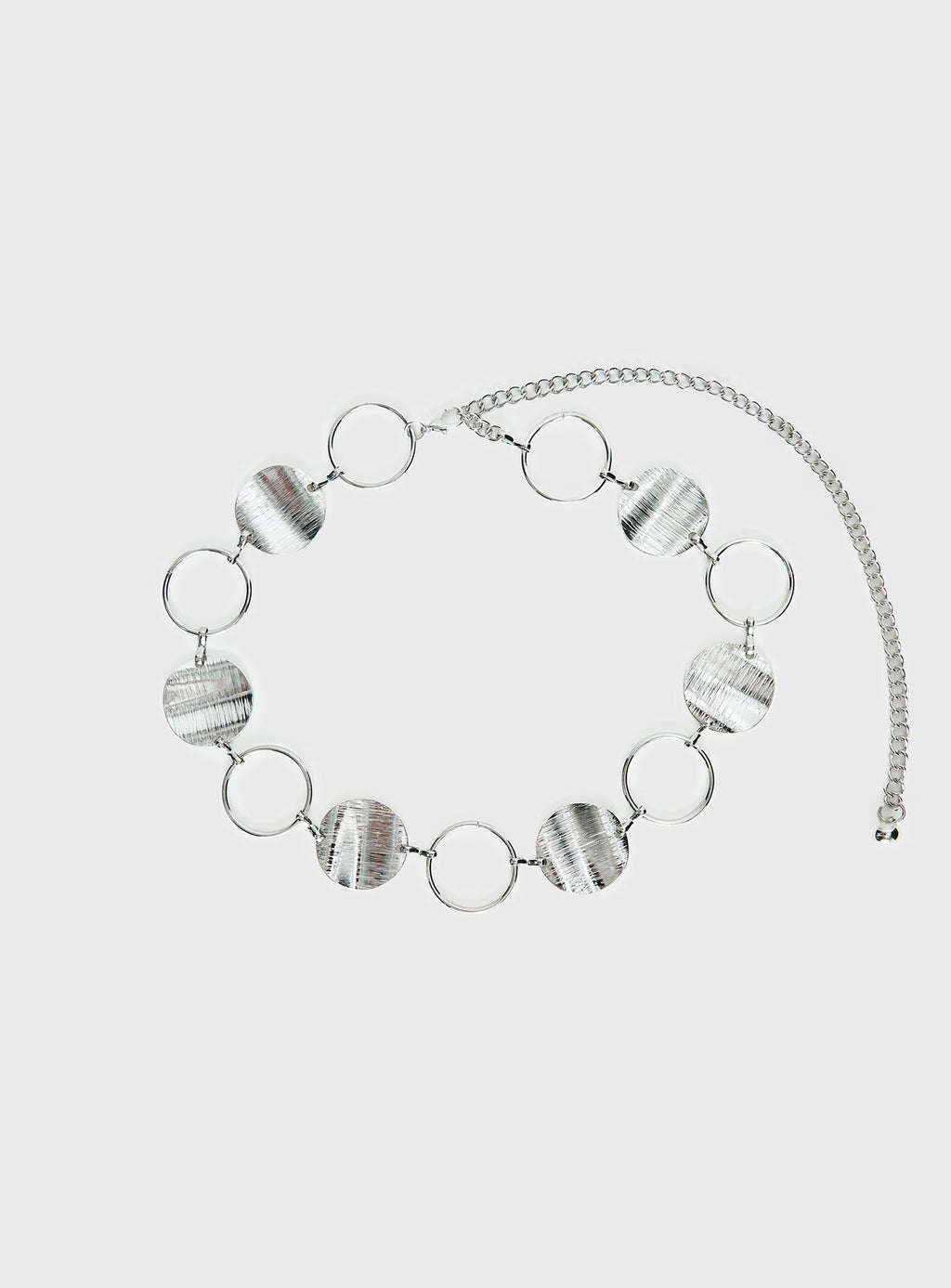 Dawna Circle Belt Silver